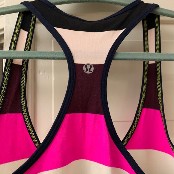 Lululemon Racerback Striped Tank - Picture 4 of 4